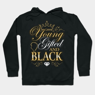 Young Gifted and Black, Black Pride Design Hoodie